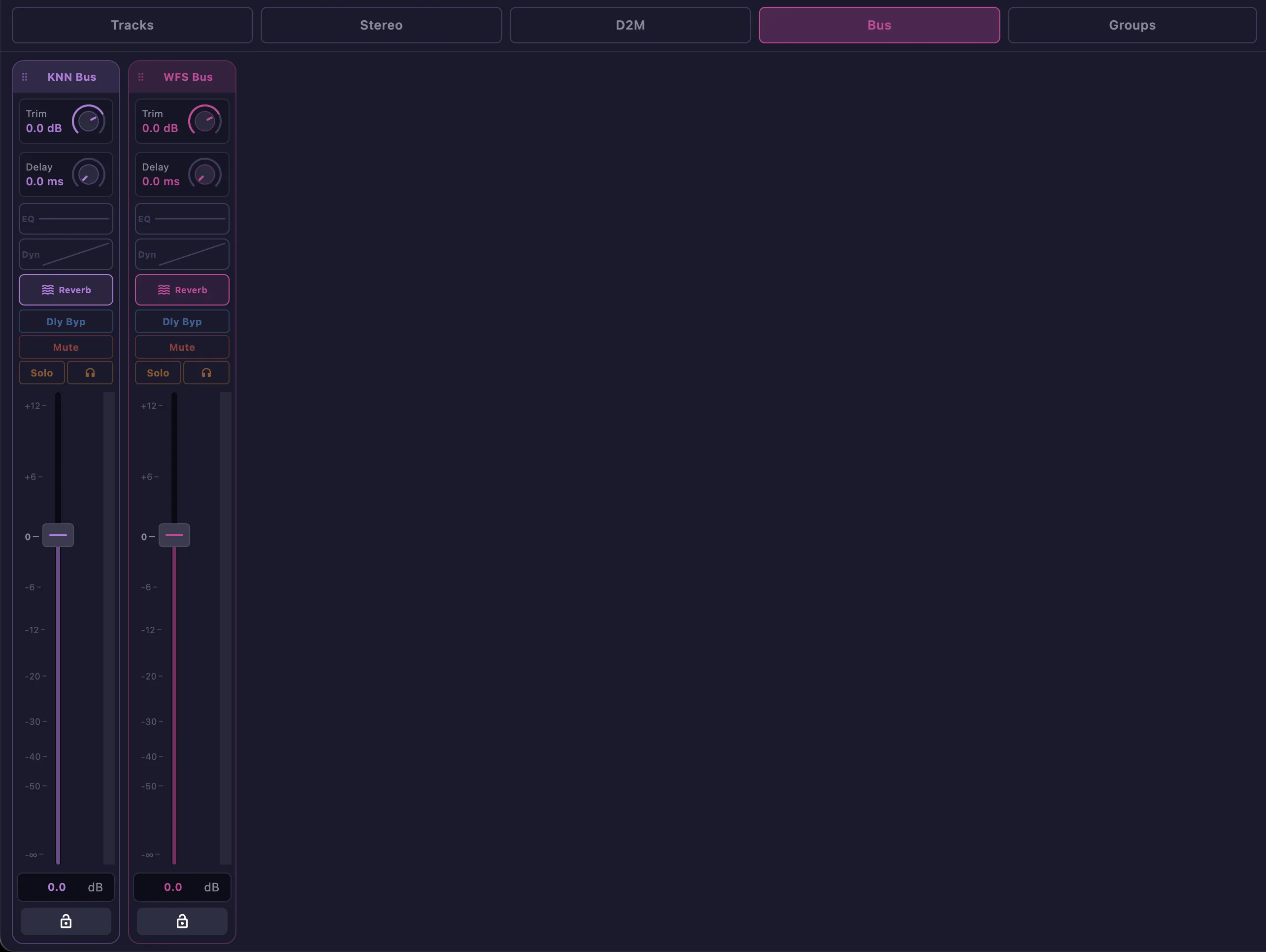 The channel display selector
